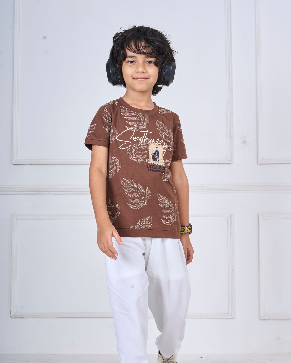 Leaf Print T-Shirt